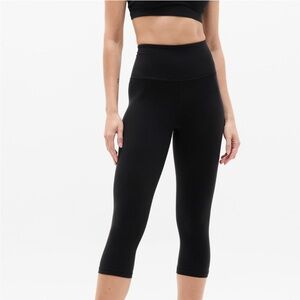 Athleta Elation Ultra High Rise Capri XL -Black- NWT